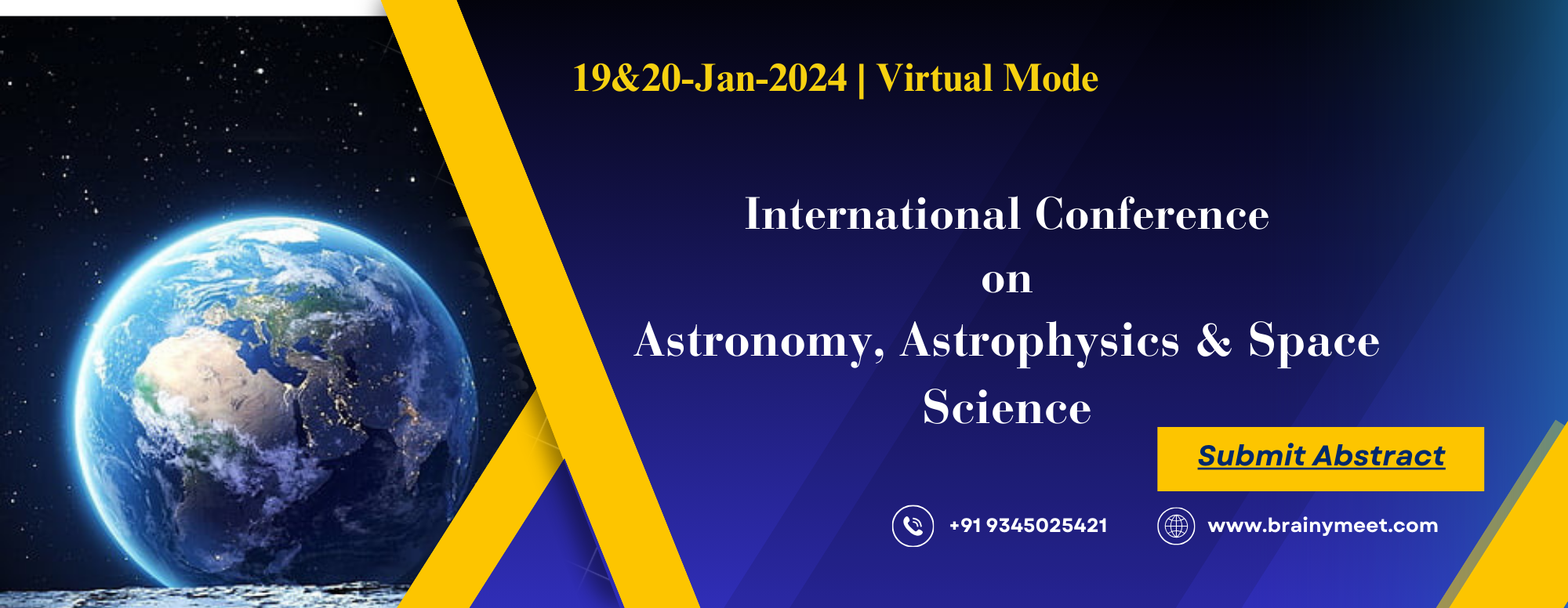 International Conference  on  Astronomy, Astrophysics & Space Science