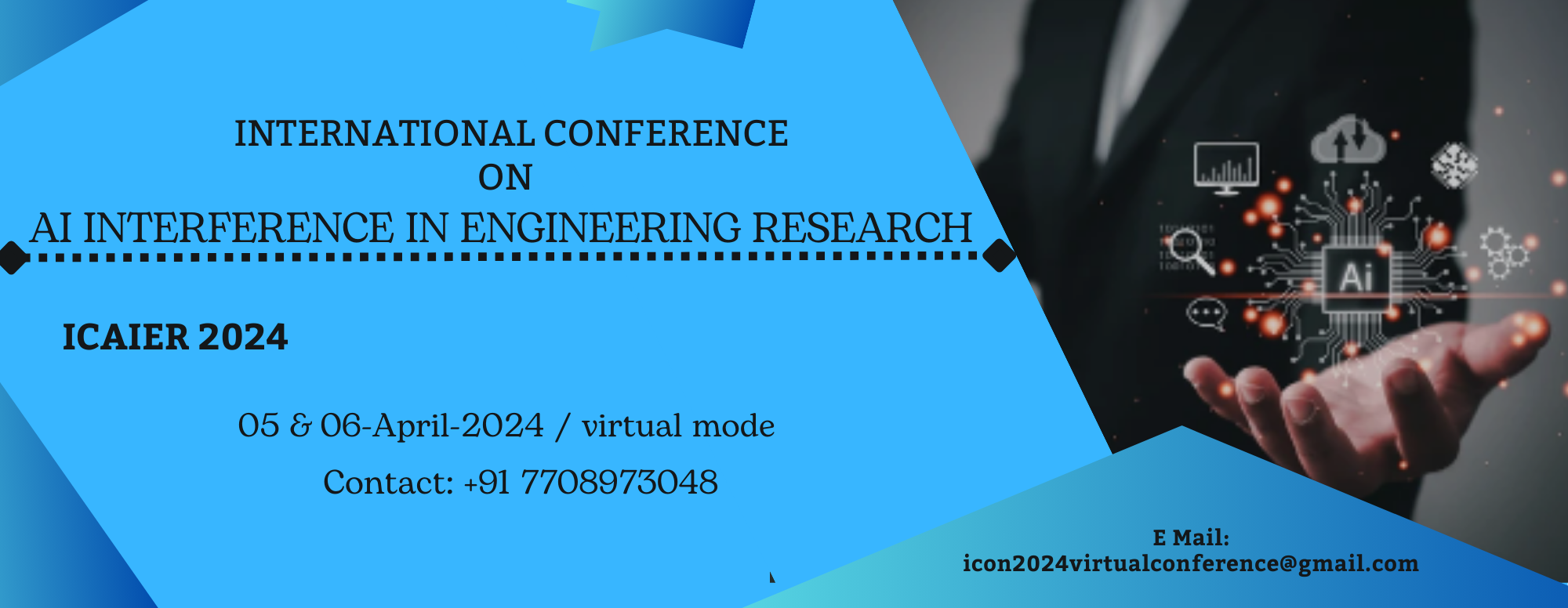 International Conference on AI Interference in Engineering Research (ICAIER_2024)