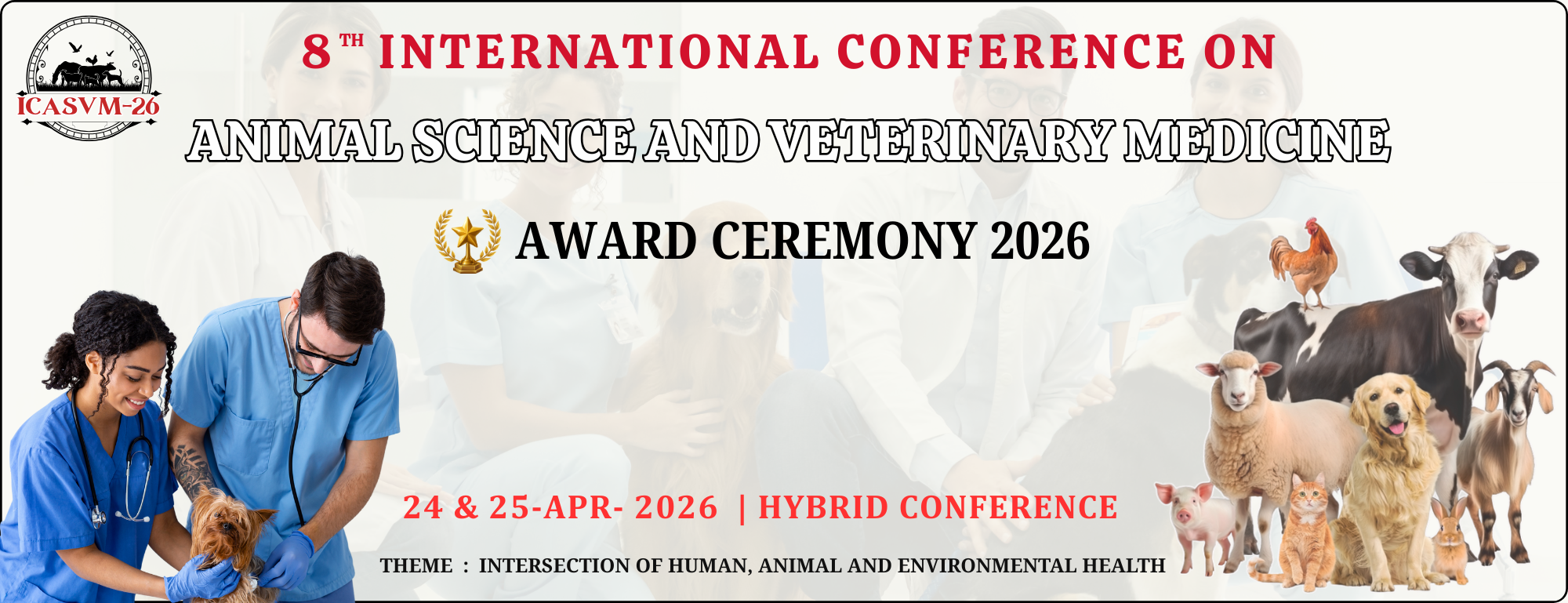 8th International Conference on Animal Science & Veterinary Medicine (ICASVM) 2026