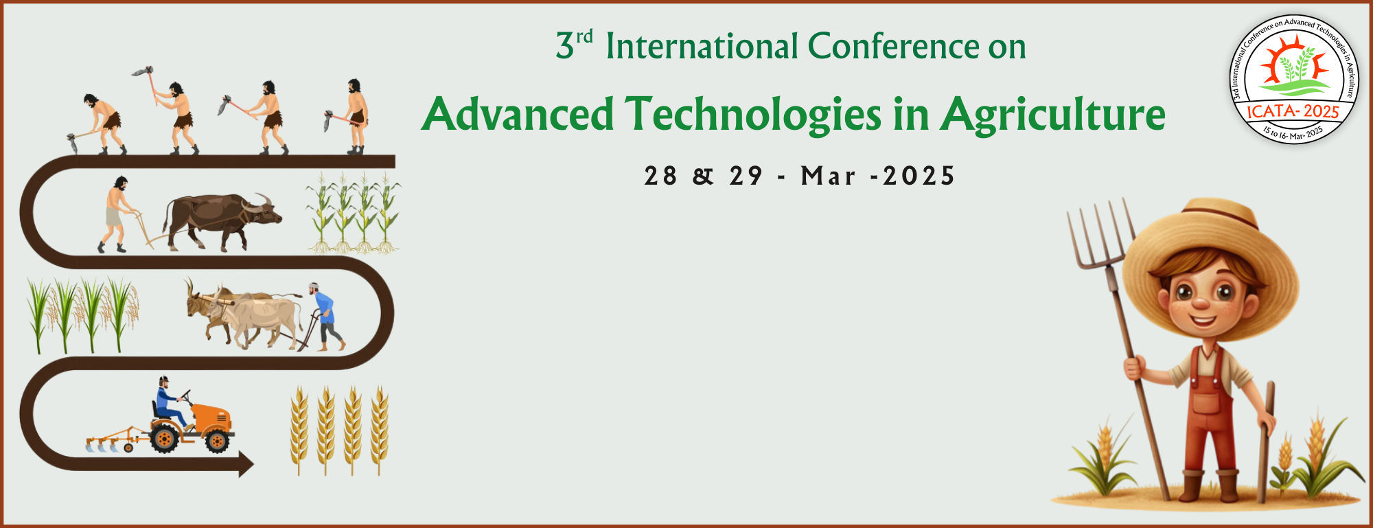 3rd International Conference on Advanced Technologies in Agriculture 