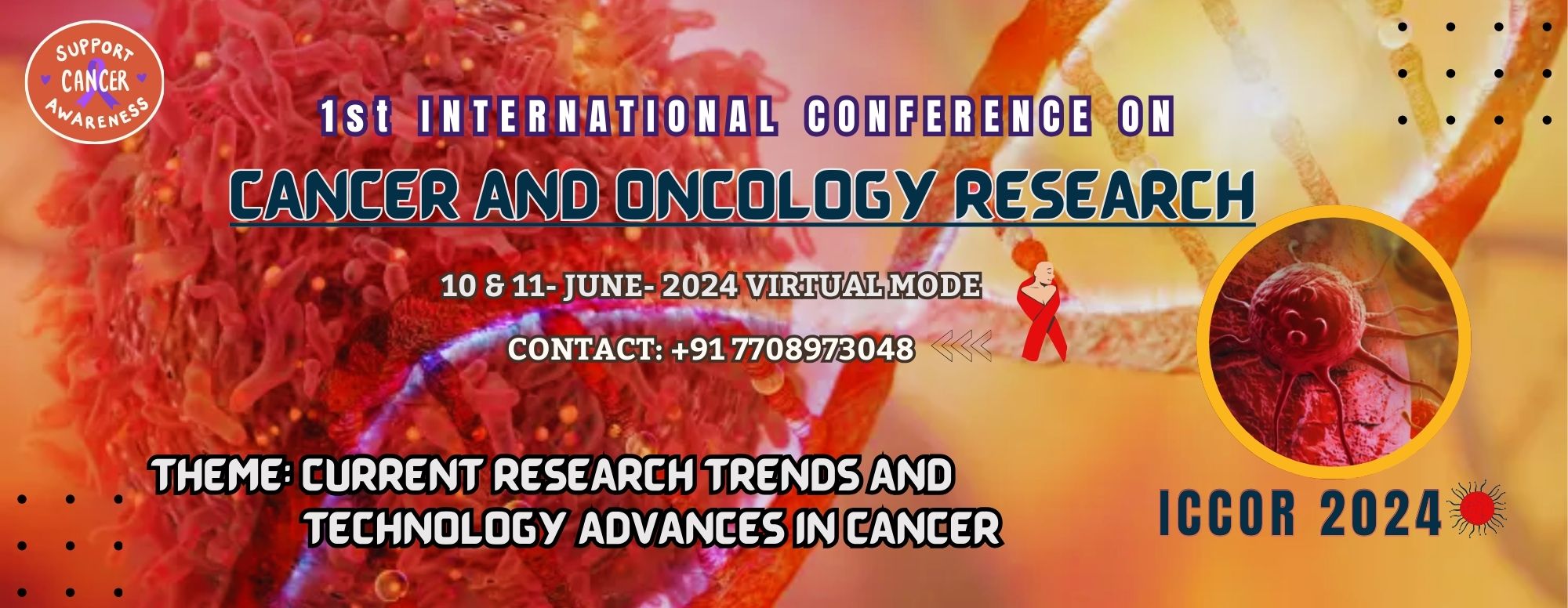 1st International conference On Cancer and Oncology Research- ICCOR 2024
