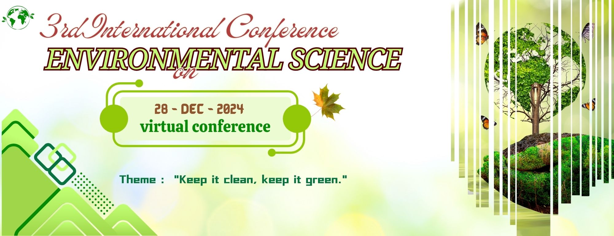  3rd International Conference on Environmental Science-2024